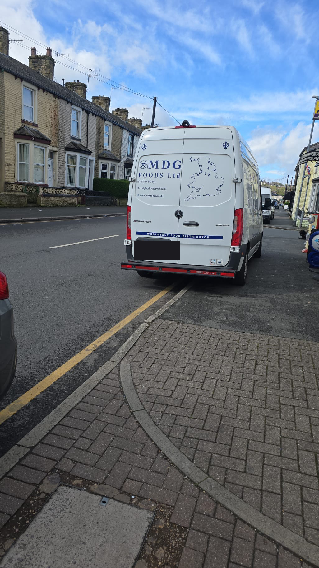 MDG Foods delivery van